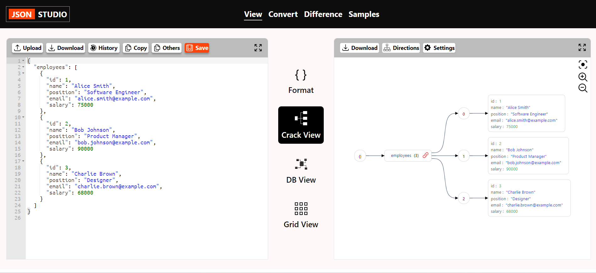 Json Studio json studio website image